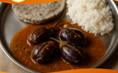 Bharli Vangi with Bhakri