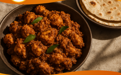 Chicken Sukka with Chapati