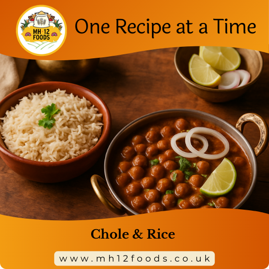 Chole Masala with Rice