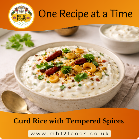 Curd Rice with Tempered Spices