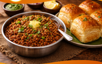 Mutton Keema with Pav