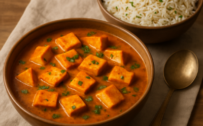 Paneer Bhuna Masala with Jeera Rice