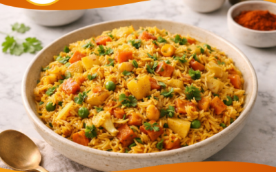 Tawa Pulao with Raita