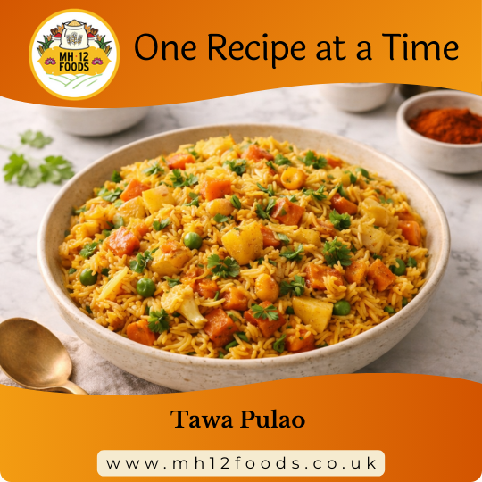 Tawa Pulao with Raita