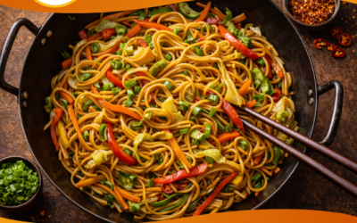 Veg Hakka Noodles (Desi Style)